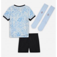 Camiseta Portugal Segunda Equipación Replica Eurocopa 2024 para niños mangas cortas (+ Pantalones cortos)
